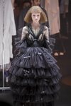 Vestido de tul desfile otoño/invierno 2020-2021 de Gucci