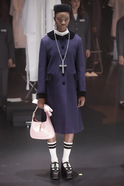 Abrigo sastre desfile otoño/invierno 2020-2021 de Gucci