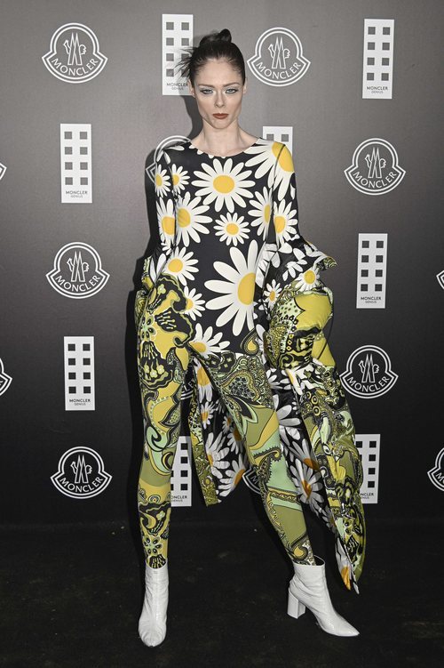 Coco Rocha acude al desfile de Monclers 2020 en Milán