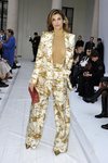 Elisabetta Canalis en el desfile de Max Mara 2020 en Milán