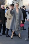 Chiara Ferragni llegando al desfile de Prada 2020 en Milán