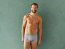 Boxer gris para hombres de la colección de Lidl creada a base de algas marinas
