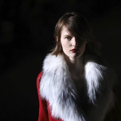 Abrigo con cuello de pelo otoño/ invierno 2020-2021 Saint Laurent