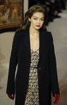 Vestido joya y abrigo negro otoño/ invierno 2020-2021 Lanvin