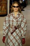 Abrigo de cuadros otoño/ invierno 2020-2021 Lanvin