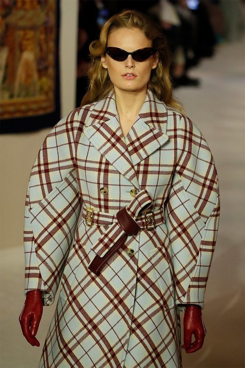 Abrigo de cuadros otoño/ invierno 2020-2021 Lanvin