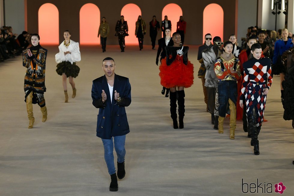 Carrusel desfile otoño/ invierno 2020-2021 de Balmain