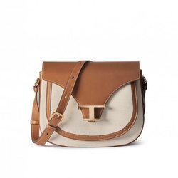 Bolso bandolera en piel de color marrón de la colección Timeless primavera/verano 2020 de Tod's