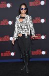 Michelle Rodriguez con un look rockero en la premiere de 'Bloodshot' en Los Ángeles