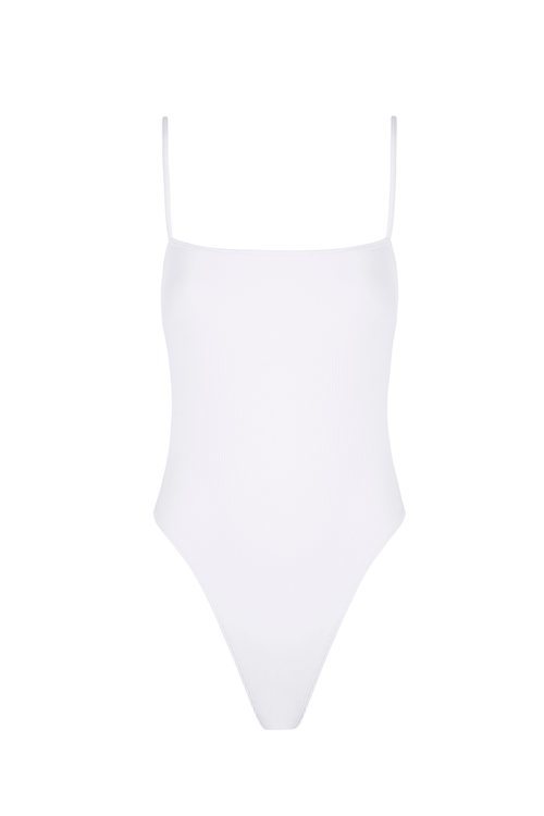 Bañador line onepice en color blanco de Ônne Swimwear