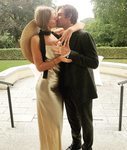Toni Garrn y Alex Pettyfer el día de su boda