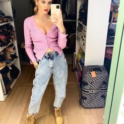 Chiara Ferragni con un look desaliñado durante su embarazo