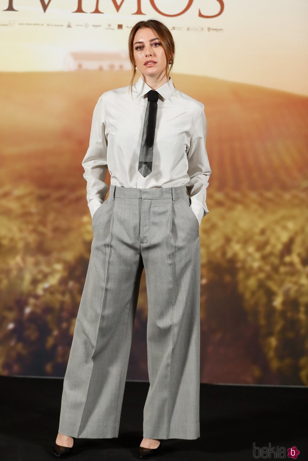 Blanca Suárez con un look boyish en la presentación de 'El verano que vivimos'