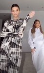 Kendall Jenner con un dos piezas de estampado tie-dye de Beau Souci