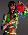 Mona Tougaard protagonizando la campaña primavera/verano 2021 de Versace