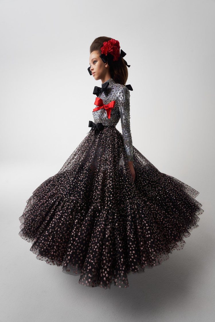 Look 5 de la colección Alta Costura primavera/verano 2021 de Giambattista Valli