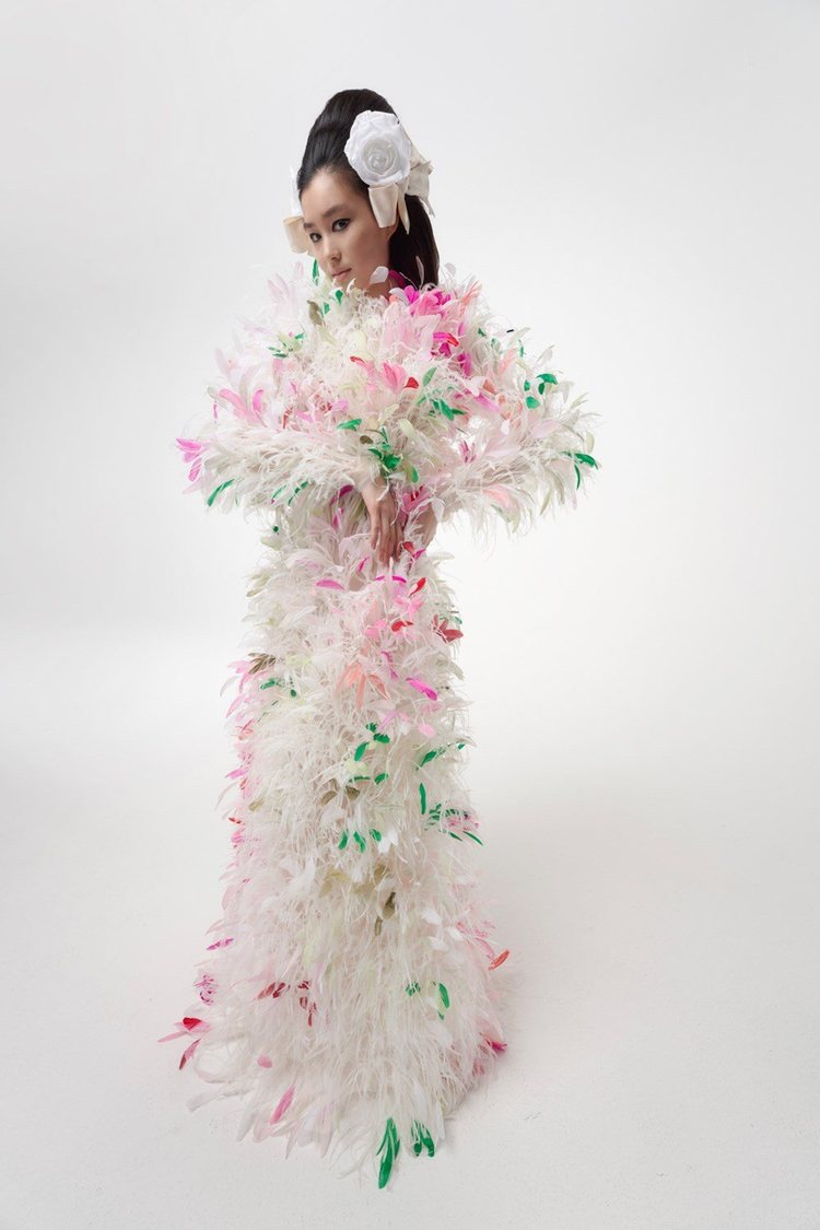 Look 13 de la colección Alta Costura primavera/verano 2021 de Giambattista Valli