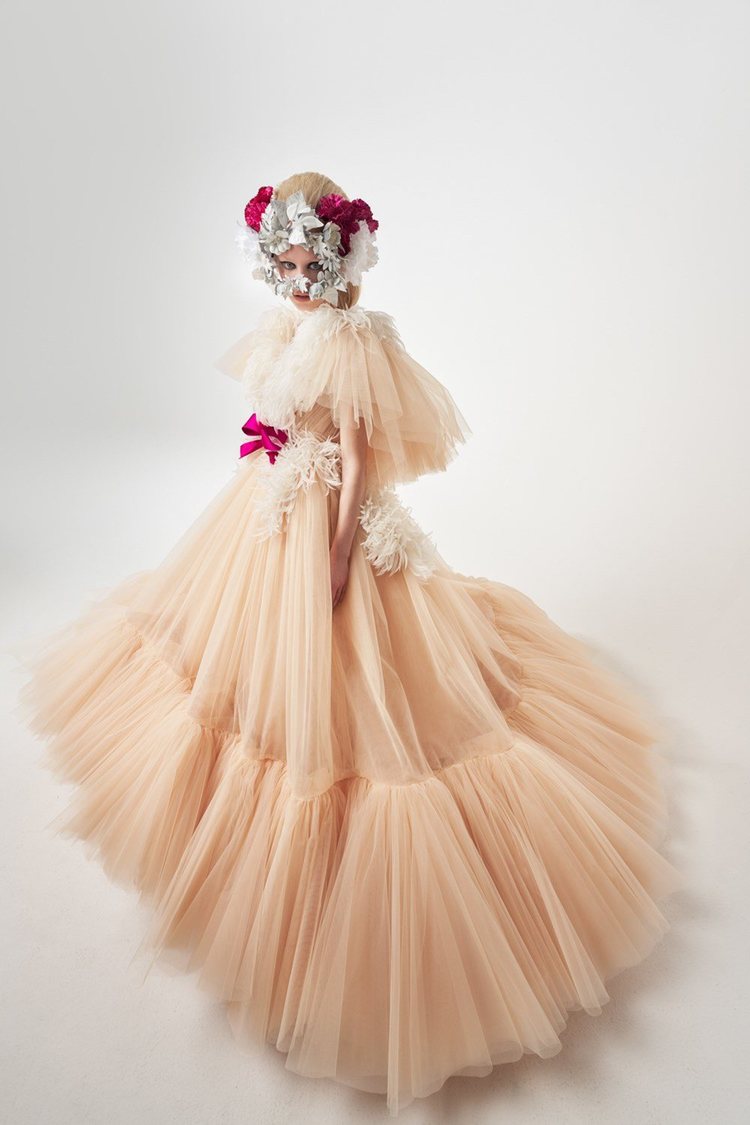 Look 14 de la colección Alta Costura primavera/verano 2021 de Giambattista Valli