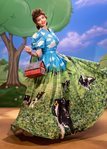 Look 6 (Miranda Kerr) de la colección otoño/invierno 2021/2022 de Moschino