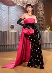 Look 36 (Lily Aldridge) de la colección otoño/invierno 2021/2022 de Moschino