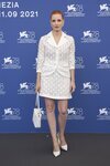 Jessica Chastain en la presentación de 'Scenes from a Marriage' en el Festival de Venecia 2021