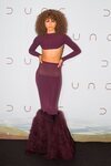 Zendaya de Alaïa en la premiere de 'Dune' en París