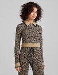 Sudadera estilo polo jacquard de la colección C. Tangana para Bershka