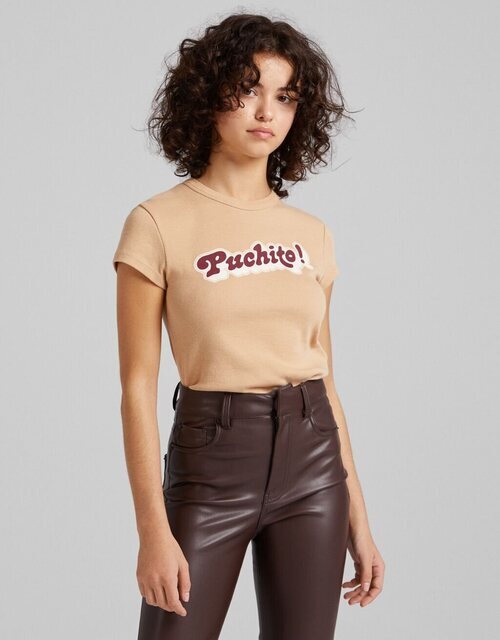 Camiseta manga corta 'Puchito' de la colección C. Tangana para Bershka