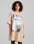 Vestido camiseta de la colección C. Tangana para Bershka