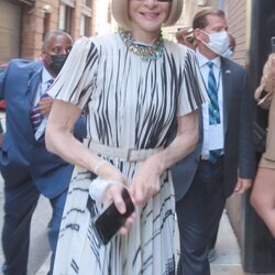 Anna Wintour en la Semana de la Moda de Nueva York primera/verano 2022