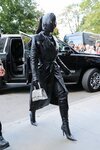 Kim Kardashian de Balenciaga en la Semana de la Moda de Nueva York primera/verano 2022