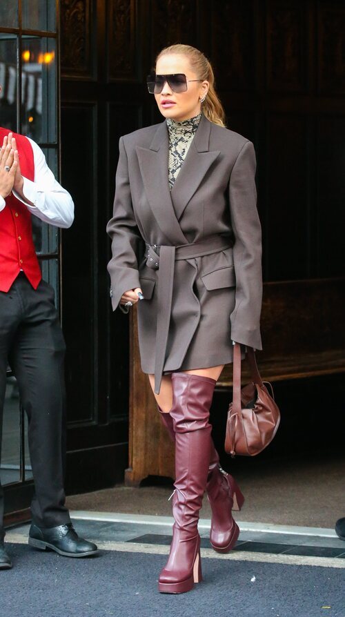 Rita Ora en la Semana de la Moda de Nueva York primera/verano 2022