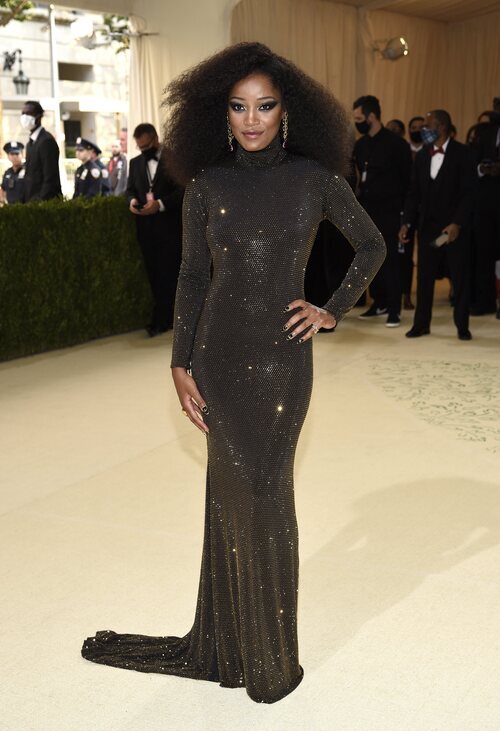 Keke Palmer de Sergio Hudson en la Met Gala 2021