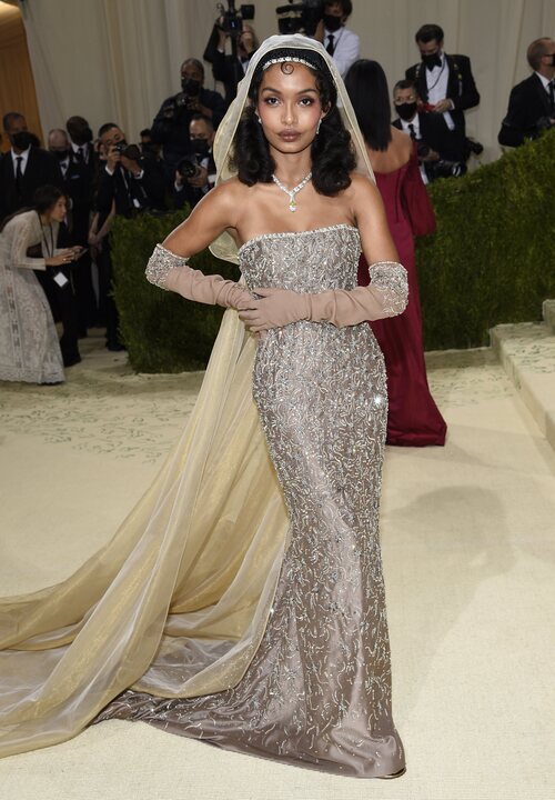 Yara Shahidi de Dior en la MET Gala 2021
