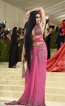 Lourdes Leon con un vestido rosa en la MET Gala 2021
