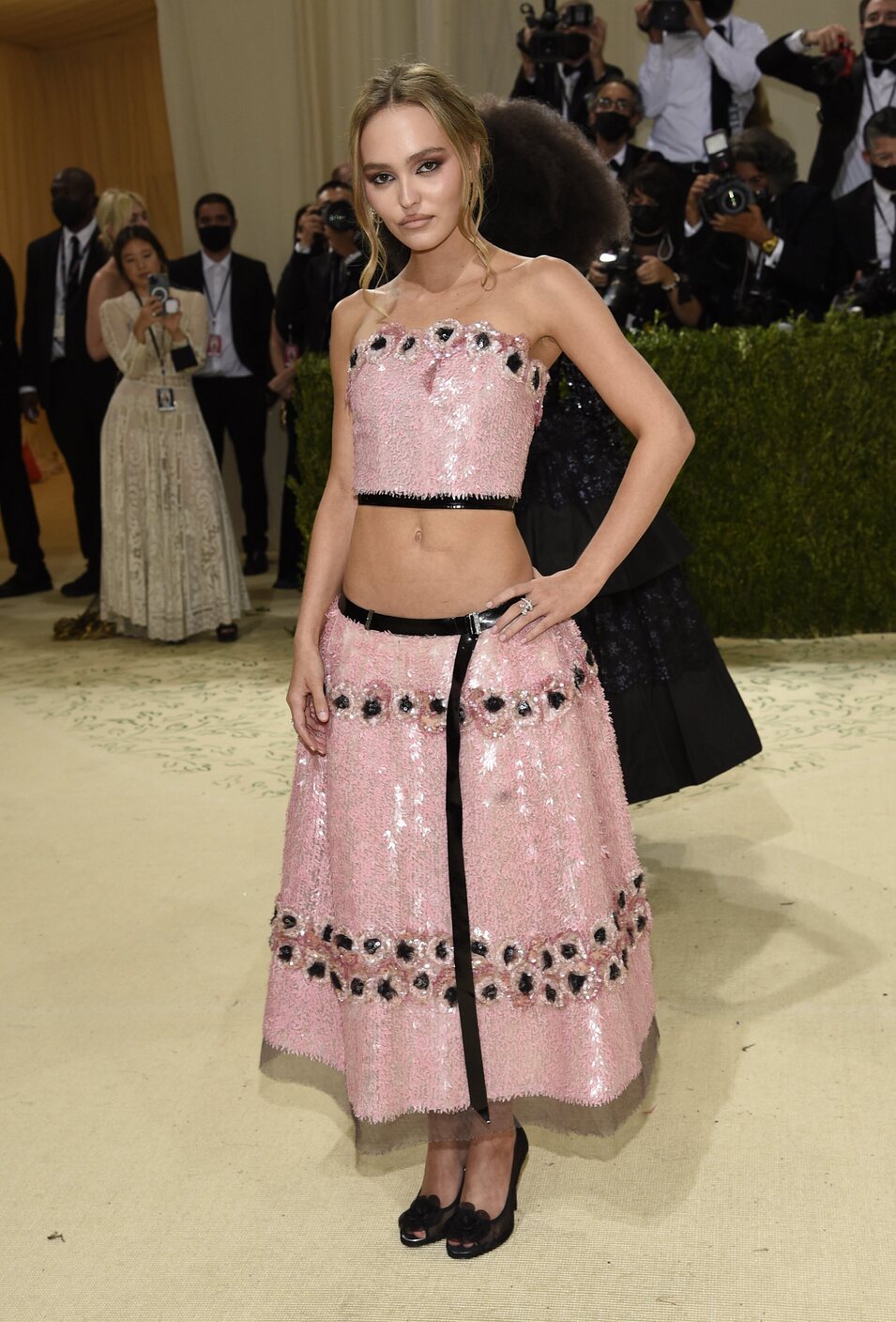Lily Rose Depp de Chanel en la MET Gala 2021