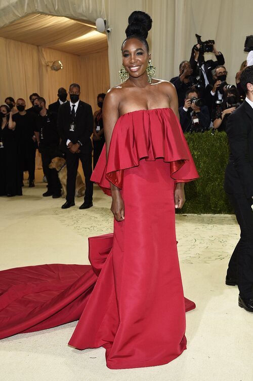 Venus Williams de Prabal Gurung en la MET Gala 2021
