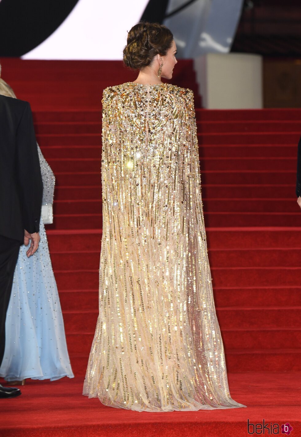 Capa del vestido de Kate Middleton en el estreno de 'Sin tiempo para morir' en Londres
