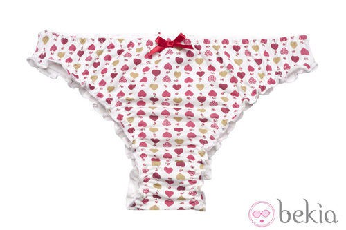 Braguitas de la colección especial de 'San Valentín 2012' de Etam