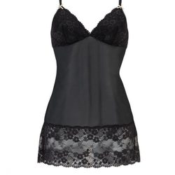 Camisón de color negro de la firma Goldenpoint de la colección de 'San Valentín'
