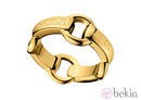 Anillo dorado de la colección 'San Valentín' de la firma Tommy Hilfiger
