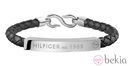 Pulsera con correa negra de la colección 'San Valentín' de la firma Tommy Hilfiger