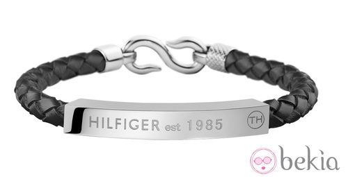Pulsera con correa negra de la colección 'San Valentín' de la firma Tommy Hilfiger