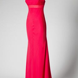Vestido largo rojo de Caramelo by Antonio Pernas