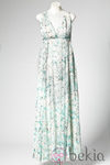Vestido largo de flores de Caramelo by Antonio Pernas