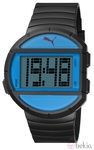 Reloj deportivo 'Half Time' de la firma Puma en color negro y azul