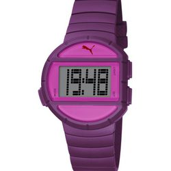 Reloj deportivo 'Half Time' de la firma Puma en color morado y fucsia