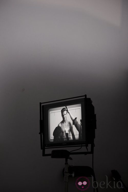 David Beckham en el making-of de 'Bodywear for H&M'