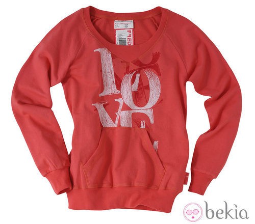 Sudadera roja de la línea Sport Fashion para primavera/verano 2012 de Freddy