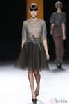 Camisa azul transparente de Juanjo Oliva en Fashion Week Madrid